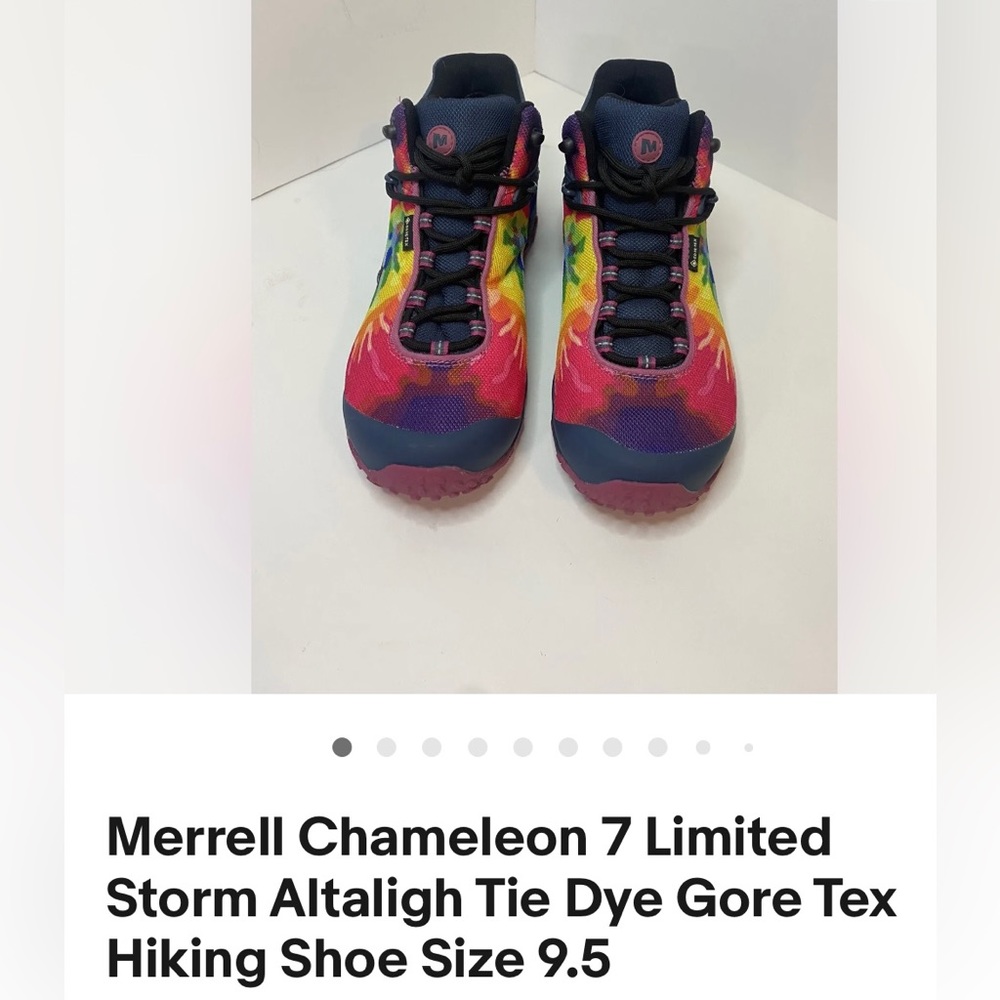 Merrill tye dye hiking boots size 9.5